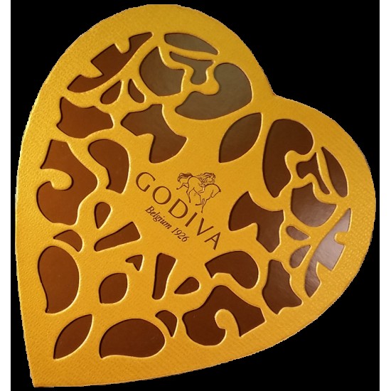 Godiva Chocolate Gold Collection Heart 12pcs